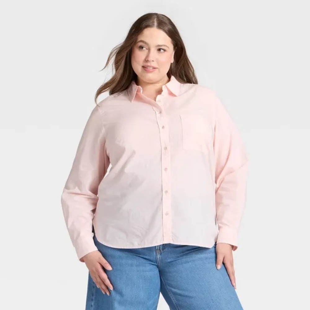Universal Thread Pink Button Down Shirt